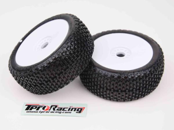 TPRO 1/8 OffRoad MEGABLOCK Clay Soft C3 Weiß Dish (2)